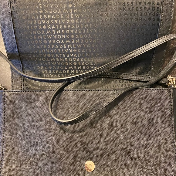Kate Spade ♠️ Black Clutch - Picture 2 of 3